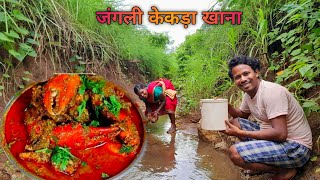 जंगली केकड़ा खाना  Crab Eating Wild Crab  Spisy Crab CathnyOdisha Village Lifestyle [upl. by Weeks]