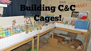 GoPro Building CampC Cages For Guinea Pigs [upl. by Kcirneh]