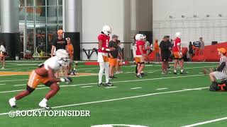 Tennessee Football Practice Highlights  Indoor Work  Practice No 5 [upl. by Schenck]