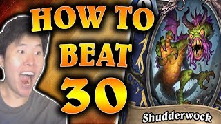 How to Beat 30 SHUDDERWOCKS  Quest Priest  THE WITCHWOOD  HEARTHSTONE  DISGUISED TOAST [upl. by Reinhardt934]