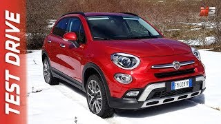 NEW FIAT 500X CROSS 4X4 2018  FIRST SNOW TEST DRIVE [upl. by Roger]