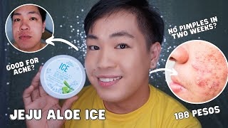 BEST JEJU ALOE ICE SOOTHING GEL REVIEW FOR 15 DAYS  EVER ORGANICS JEJU ALOE ICE SOOTHING GEL [upl. by Nwahs]