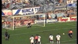 Korol en Velez Independiente 1996 Videomatch [upl. by Eelyrehc]