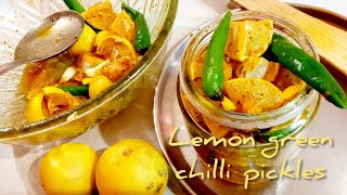 lemon🍋 Green Chilli Pickleಪಕ್ಕಾ ಜವಾರಿ ಸ್ಟೈಲ ನಿಂಬೆಕಾಯಿ ಉಪ್ಪಿನಕಾಯಿlemon picklenimbekai chutney [upl. by Nylesoy]