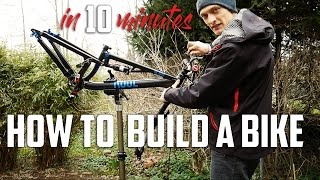 HOW TO BUILD A BIKE in 10 MINUTES GermanDeutsch [upl. by Hough945]