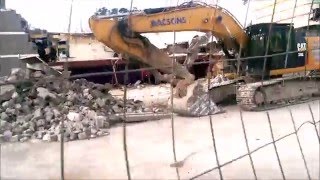 The Old Cinemark Movies 10 at Chesapeake Square Is Being Demolished [upl. by Lorie]