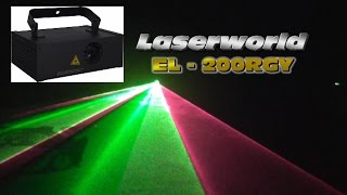 Tutorial  LASERWORLD EL 200RGY  German [upl. by Michaella729]