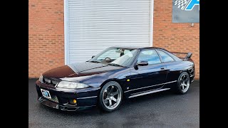 NISSAN R33 GTR MIDNIGHT PURPLE WALKAROUND [upl. by Hermione288]