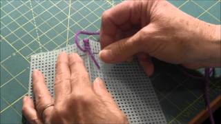 How to Whip Stitch  Plastic Canvas Stitch [upl. by Irahs]