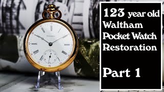 Vintage Elgin18s open face railroad pocket watch Review [upl. by Tnarg]