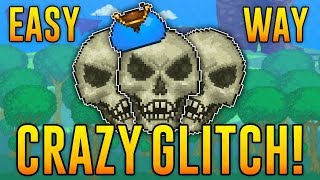 Terraria 13 DUNGEON GUARDIAN vs SLIME MOUNT Slime Mount Crazy Invincibility Glitch PC demizegg [upl. by Nylegna773]