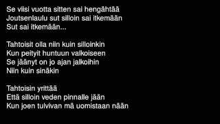 Joutsenlaulu  Jussi HakulinenYö lyrics [upl. by Tannie]