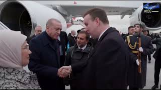 Breaking News larrivo di Erdogan in Kazan Russia [upl. by Aloap]