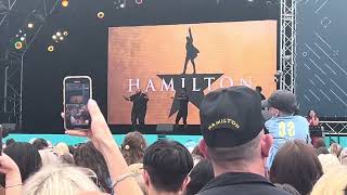 West end live 2024 Hamilton My shot Saturday 22nd June 2024 [upl. by Sleinad762]