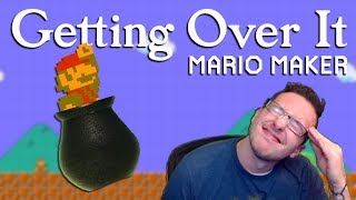 Someone Made Me A GETTING OVER IT Level In Mario Maker [upl. by Jaylene624]