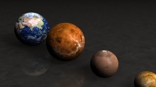 PLANETS AND STARS SIZE  COMPARISON  EARTH SIZE [upl. by Llerahc]