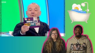 AMERICANS REACT TO Does Bob Mortimer crack an egg into his bath  Would I Lie to You [upl. by Opportina595]