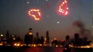 Navy Pier 4th of July 2012 Fireworks  Chicago [upl. by Tepper]