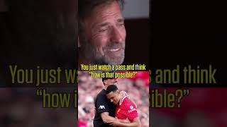 Jurgen Klopp watches Trent AlexanderArnold highlight reels ❤️ shorts [upl. by Orsola]