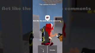 Act like the mm2 chat in the comments blowup roblox mychannelisflopping fypシ゚viral [upl. by Mungam680]