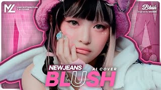 NEWJEANS AI COVER  wooah  Blush repost [upl. by Donetta]