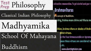 Madhyamika School Of Mahayana Buddhism Classical Indian Philosophy Philosophy [upl. by Limaj744]