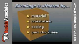 The Effects of Shrinkage Warpage amp Part Ejection excerpt [upl. by Neerroc990]