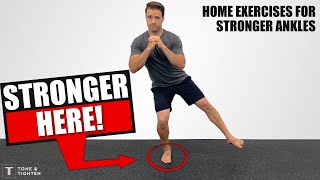 How To Strengthen Your Ankles At Home INJURYPROOF ANKLES [upl. by Clim805]