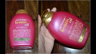 Organix Keratin Oil Shampoo Review  Ogx Antibreakage shampoo  Beauty Express [upl. by Eveline538]