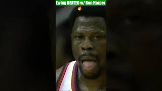 Patrick Ewing flares up vs 96 Bulls bodyodor [upl. by Damle946]