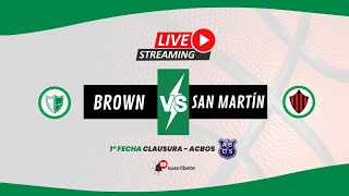 🏀 BROWN 🆚 SAN MARTÍN [upl. by Cocks]