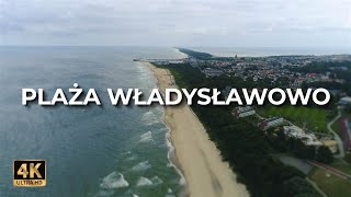 Plaża Władysławowo  Plaża we Władysławowie z drona  Lato  LECE W MIASTO™ 4k [upl. by Weslee206]