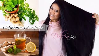 Infusion Para Cabello Abundante amp Mi Té DETOX 100 Natural [upl. by Sheets]