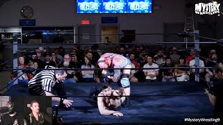 Psycho Mike cant find the rope to break the submission vs Josh Alexander  Mystery Wrestling [upl. by Neill64]