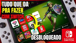 TUDO QUE UM SWITCH DESBLOQ FAZ  TINFOIL  EMULADOR  E MUITO MAIS  2024 [upl. by Mingche831]