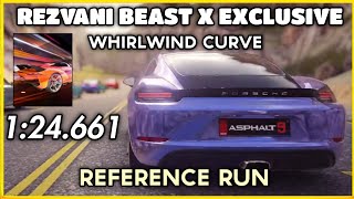 Asphalt 9  Rezvani Beast X Exclusive  Reference run  Porsche 718 Cayman [upl. by Cut]