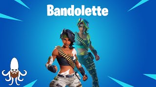 Bandolette Skin Review amp Gameplay Machete Pickaxe  Fortnite  Watch Before Buying [upl. by Sholem]