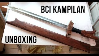 Kampilan Filipino Sword Unboxing and First Impressions Blade Culture International [upl. by Yeta]