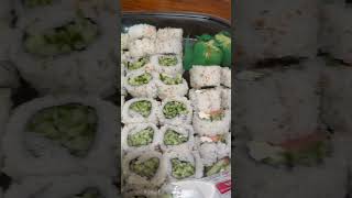 Sushi night dinner  Not from Japan  one world market in USA [upl. by Morse582]