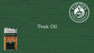 Teak Oil [upl. by Alben]