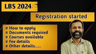 LBS 2024 Registration details [upl. by Gaile455]