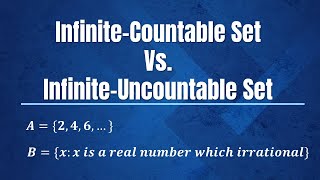 Difference Between Countably Infinite and Uncountably Infinite Sets🔥⚡ [upl. by Aliber]