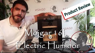 Mojgar 16L Electric Humidor Cabinet Jonose Cigars Review [upl. by Duston]