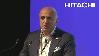 Hitachi Social Innovation Forum 2018 SYDNEY – Speaker Highlight Michele Fracchiolla  Hitachi [upl. by Elleimac]