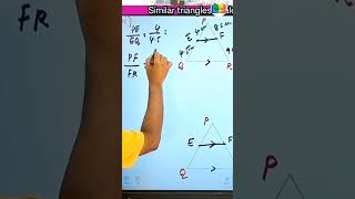 Similar triangles class 10 maths trendingshorts trending similartriangle class10th hyderabad [upl. by Tay]