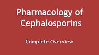 Pharmacology of Cephalosporins Complete Overview ENGLISH  Dr Shikha Parmar [upl. by Bellis]