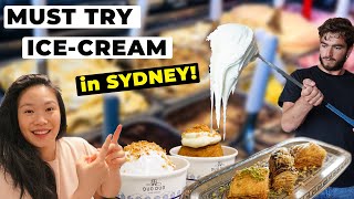 MUST TRY TURKISH ICE CREAM in SYDNEY AUSTRALIA amp Deep Fried Ice Cream FOOD TRUCK 悉尼必試雪糕 [upl. by Aubrey]