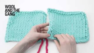 How to invisibly seam knitting [upl. by Loomis18]