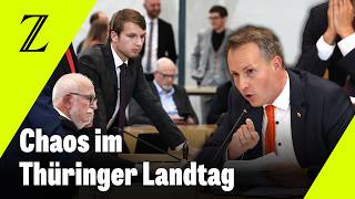 Krise im Thüringer Landtag quotWas Sie hier treiben ist Machtergreifungquot [upl. by Colver]