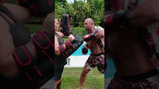 5 Techniques muay thai Boxing workout Boxe combo Enchaînement thaï muaythai combo boxing [upl. by Nnaacissej249]